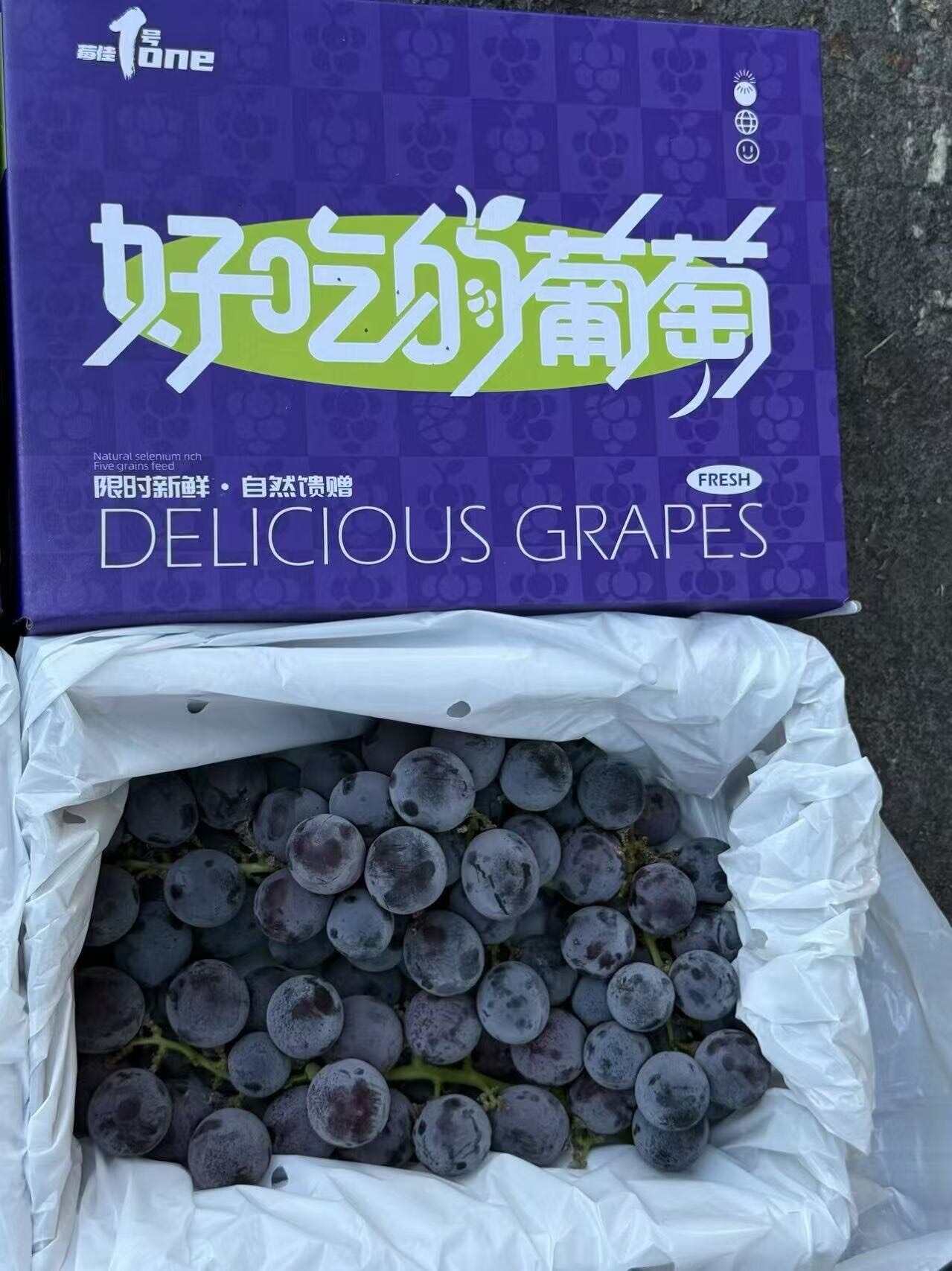 莓佳一号 好吃的葡萄巨峰葡萄选福安每颗都饱满拿品质说话