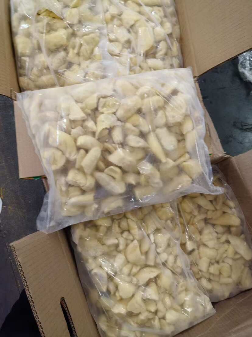 冷冻榴莲碎肉，泰国金枕碎肉，金枕榴莲泥，冷冻榴莲肉