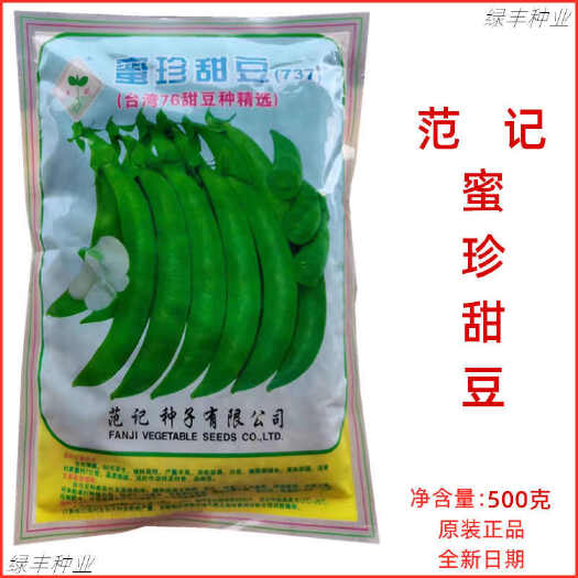 三明范记蜜珍甜豆737荷兰豆种子76甜豆良种春夏秋冬季蔬菜种
