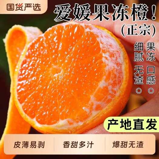 爱媛果冻橙5斤新鲜橙子当季水果柑橘蜜桔手剥38号红美人包邮