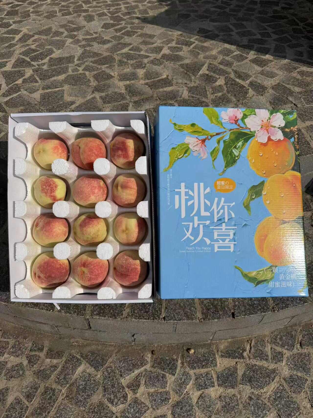 【晚熟秋桃！甜度高】山东金秋红蜜桃现摘现发头茬果