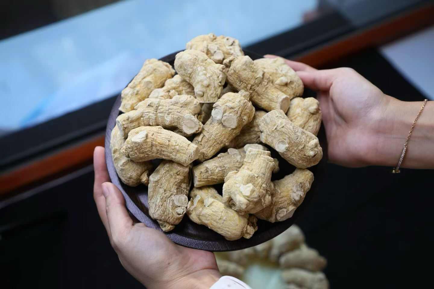 长白山老西洋参软质粒头参.15个左右一斤