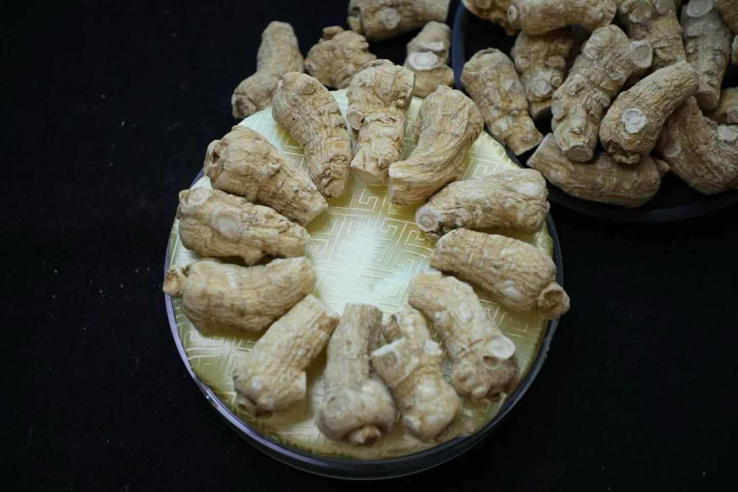 长白山老西洋参软质粒头参.15个左右一斤
