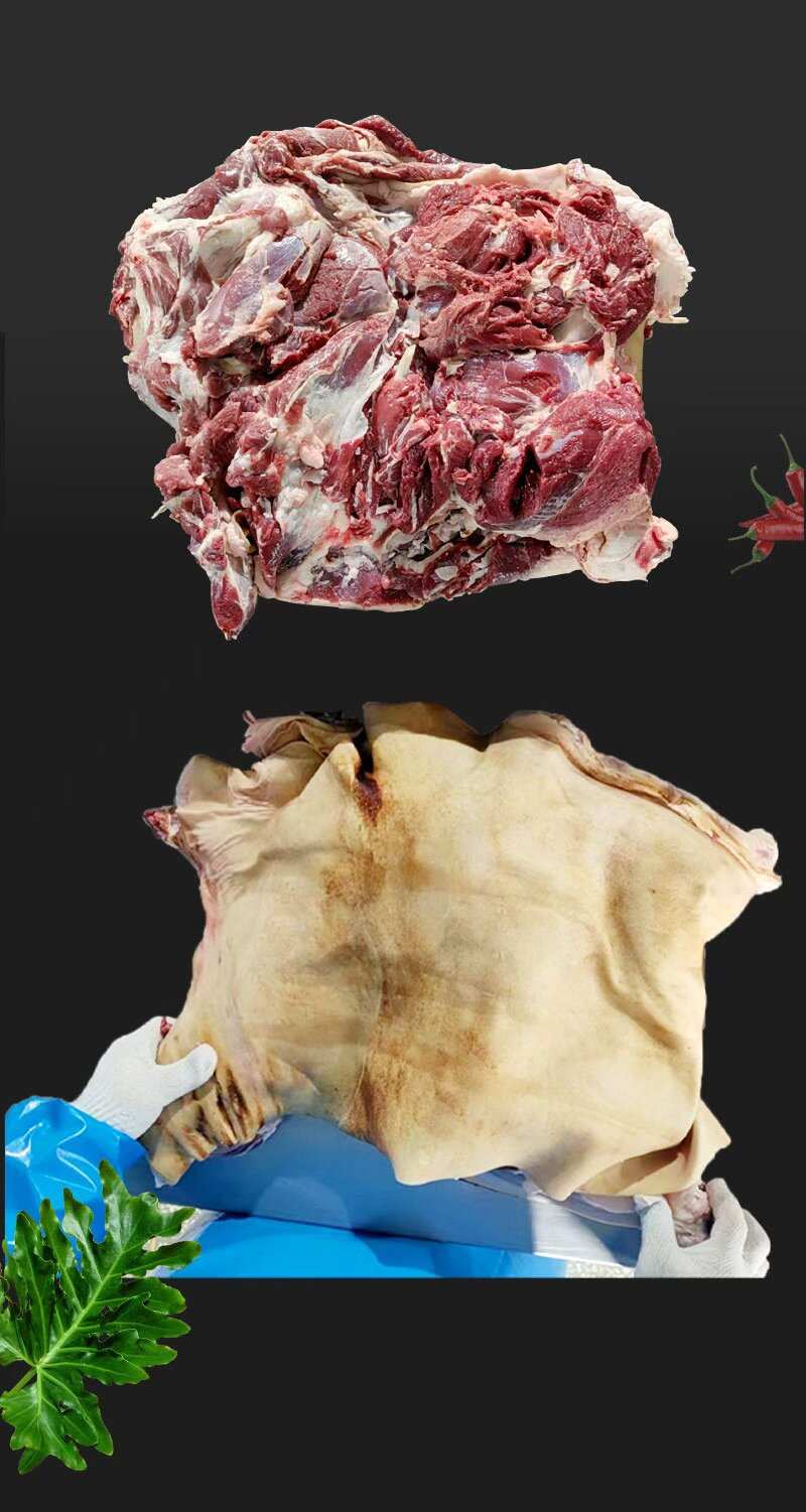 内蒙古带皮羊板肉 新鲜冷冻食品家用炖肉食材炖汤冷冻锁鲜