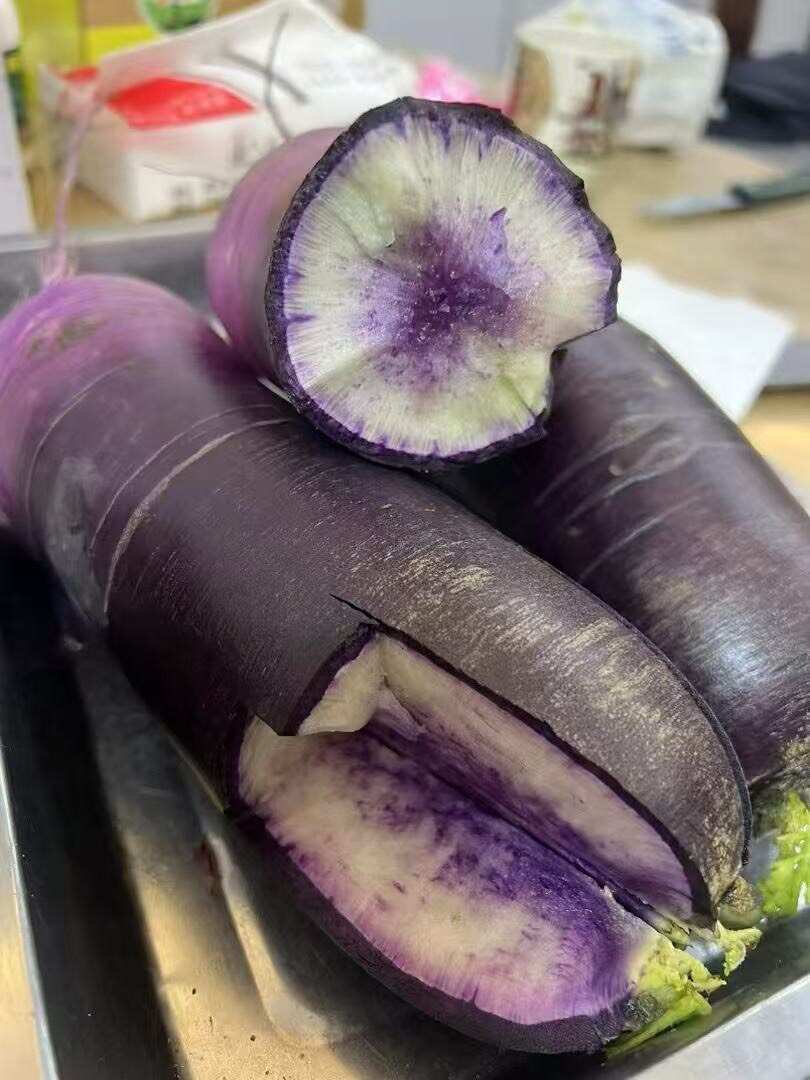 紫萝卜 水果萝卜 清脆可口