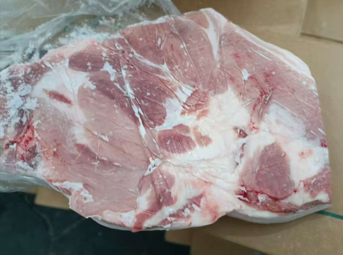 肥猪去皮前上肉