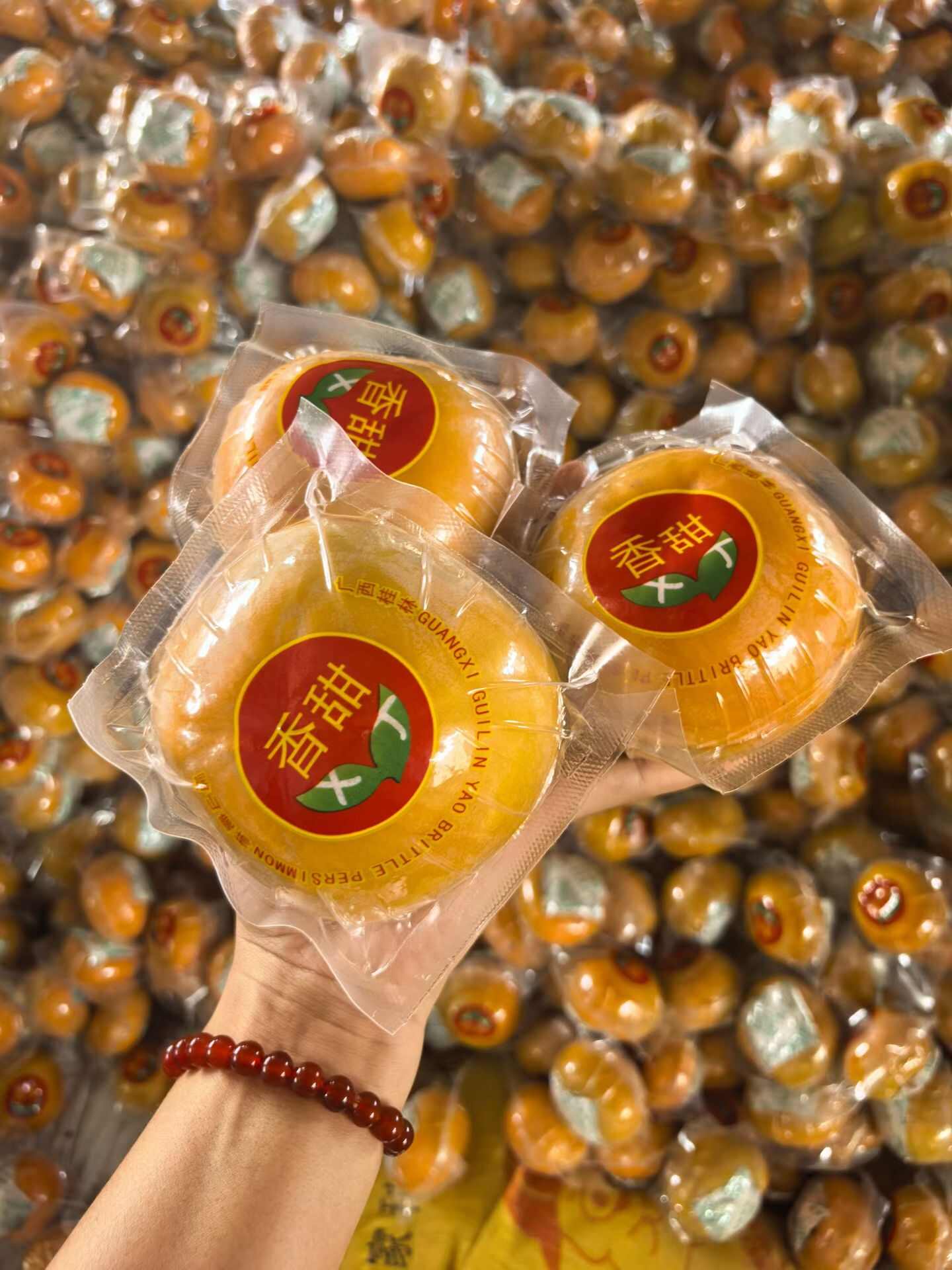桂林恭城脆柿，商超精品货源
