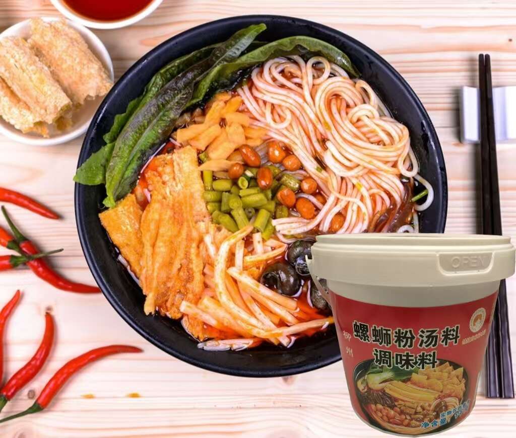 螺蛳粉调味料1千克桶装广西正味螺蛳粉汤料