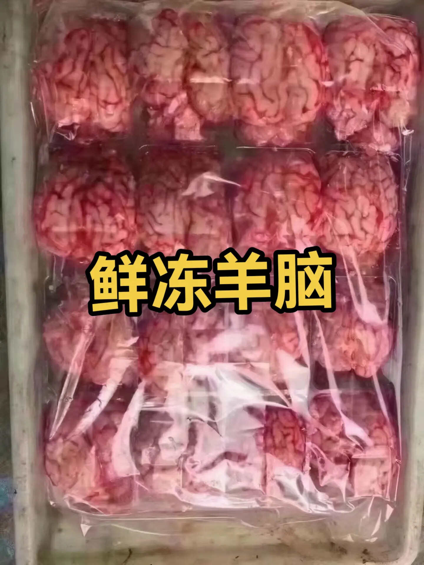 羊副产品 口感滑嫩 营养丰富 健脑滋补 羊脑