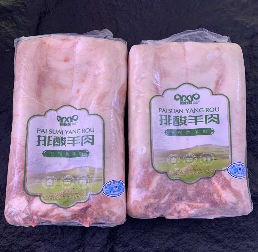 内蒙羔羊十二肋法式羊排，法排