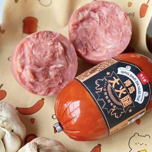 广州认准品质38到手4大根 山东青岛烟熏大火腿350g/根*4根