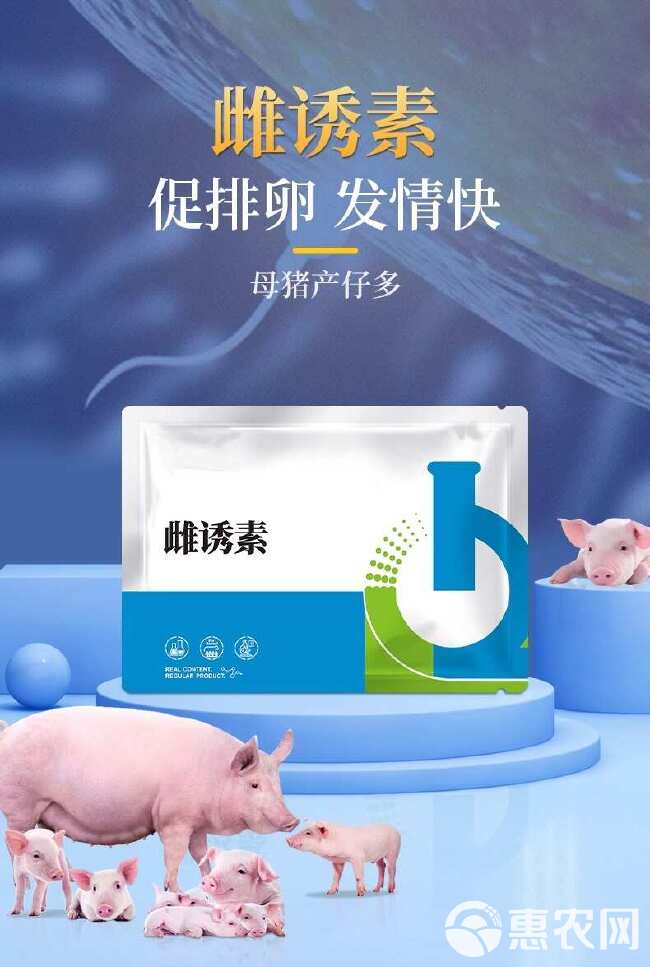 雌诱素母猪促排卵发情母畜多产仔母猪不发情配种专用促情诱情宝