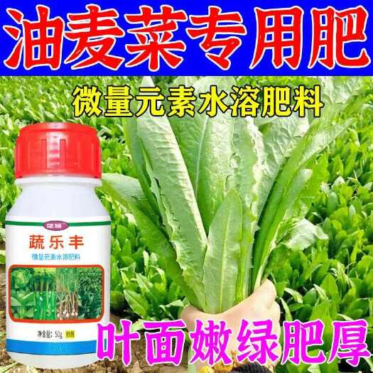 栾川县油麦菜专用叶面肥绿叶蔬菜青菜生菜叶厚茎绿生根壮苗速长增产肥料
