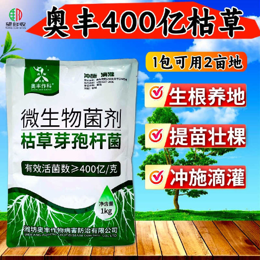 潍坊400亿枯草芽孢杆菌高活菌抗重茬促苗生根防死棵