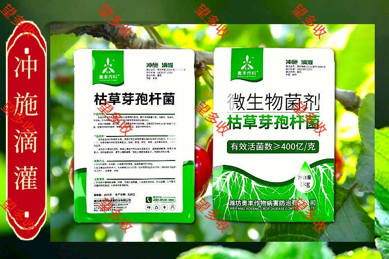 400亿枯草芽孢杆菌高活菌抗重茬促苗生根防死棵