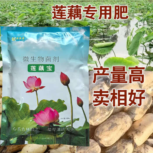 郑州益富源莲藕em菌种莲藕宝专用肥膨大素正品叶面肥防麻点除铁锈藕
