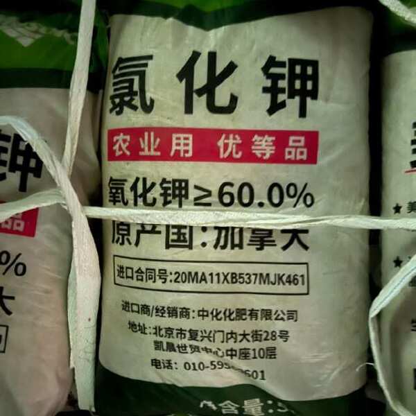 加拿大氯化钾60%晶体颗粒1吨起发