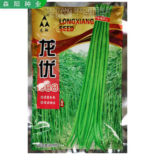 长沙龙翔龙优888豇豆种子早中熟长豆角翠绿四季豆春秋季大田菜豆江