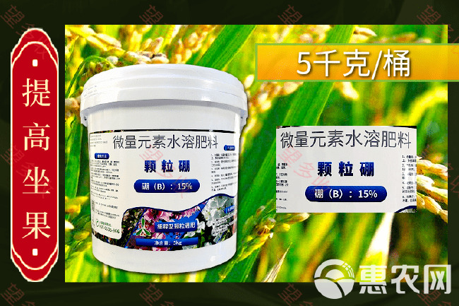 奥丰颗粒硼 缓释型 保花保果坐果多增产防止蕾而不花落花落果