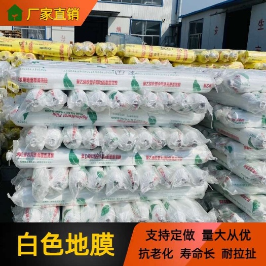 寿光市白色地膜保温保湿育苗果 种植果蔬 驱虫防草 厂家直销