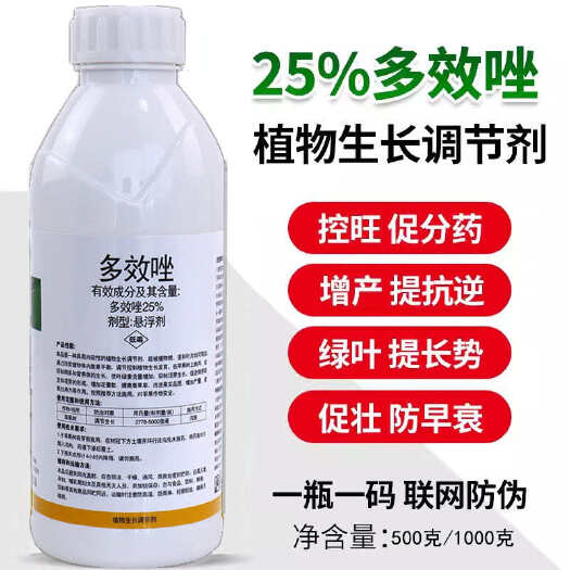 25%多效唑多效挫柑橘果树花卉控制生长矮化控旺植物生长调节剂