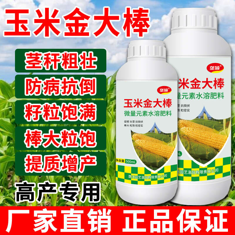 玉米葉面肥金大棒膨大素壯根壯苗抗倒伏拉長籽粒飽滿增產(chǎn)增收