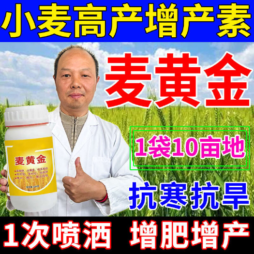 长沙【小麦高产】小麦增产专用麦黄金叶面肥抗病增产防黄叶死苗专用药