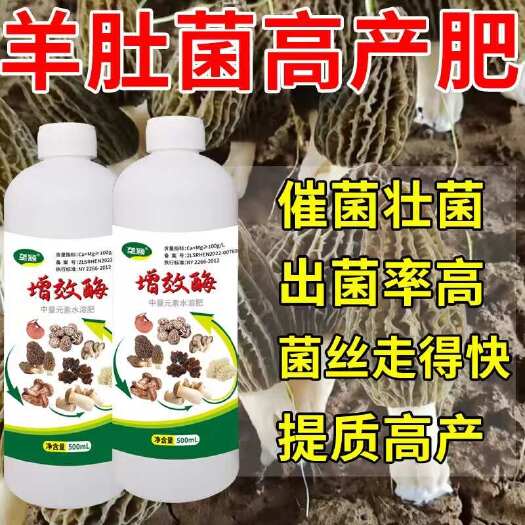 栾川县羊肚菌专用肥香菇营养液营养素香菇天下增效酶菌棒营养催蕾催菇