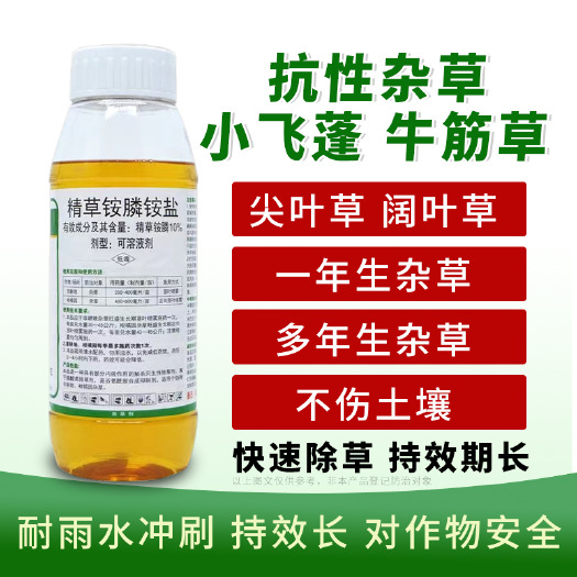 寿光市精草铵膦铵盐除草剂连根烂死荒地果园强力除草剂正品批发厂家直销