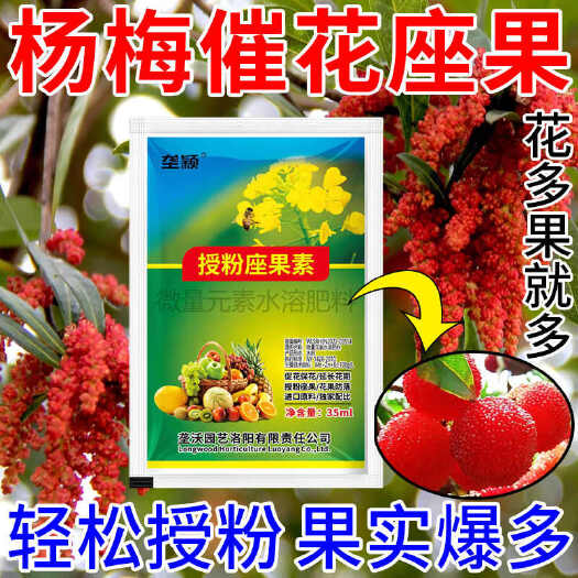 栾川县杨梅专用催花授粉座果灵防落果保花保果膨大增产增收叶面肥