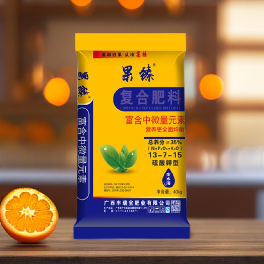 南宁果臻复合肥料富含种微量元素13-7-15 35%水溶硫酸钾型