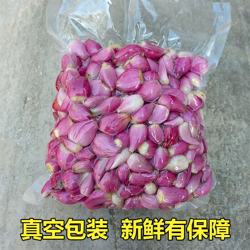 广东新鲜去皮红葱头手工剥皮红葱头真空包装餐饮店专用香料熬葱油