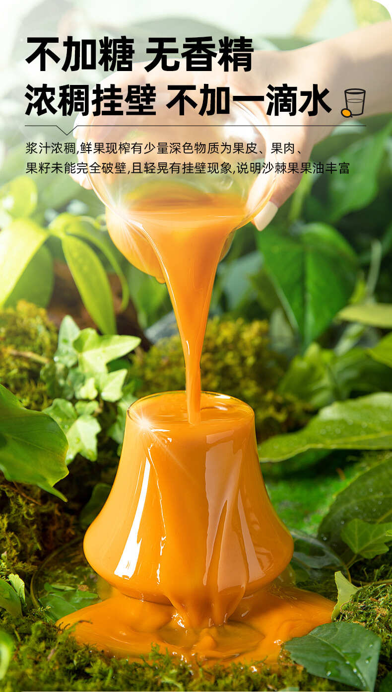 包邮～内蒙古小果沙棘原浆果汁袋装瓶装饮料饮品