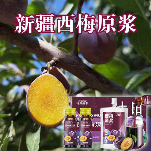 包邮~新疆西梅原浆，西梅原果汁饮料饮品