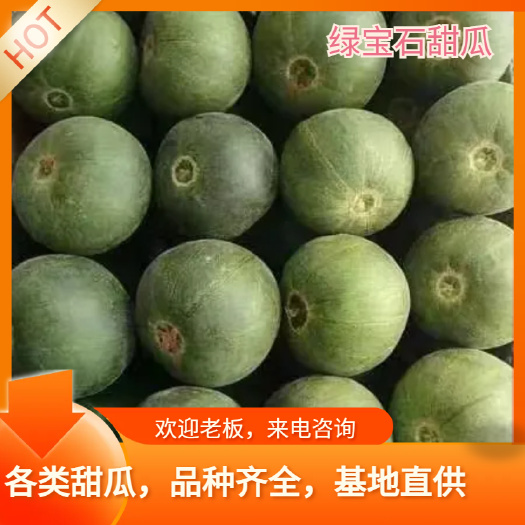 费县绿宝石甜瓜  绿宝石，费县产地，甜脆，山东，口感很好，耐运输