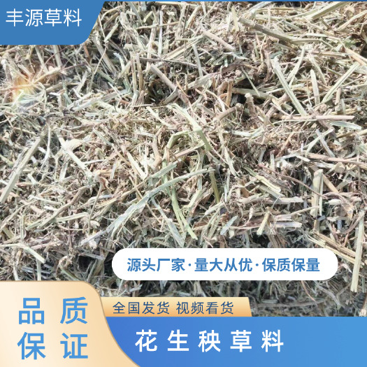 上蔡县花生秧草料 牛羊马驴饲料原料 质量保障 货源充足