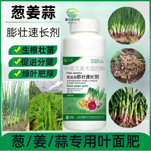 玉林葱姜蒜叶面肥500克根地下茎膨壮素中量元素肥料生根壮苗促分蘖