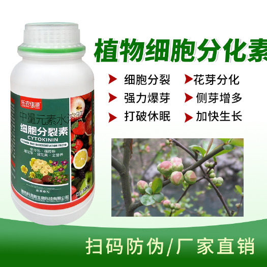 细胞分裂素叶面肥促花芽分化保花保果爆芽增产膨果蔬菜瓜果通用型