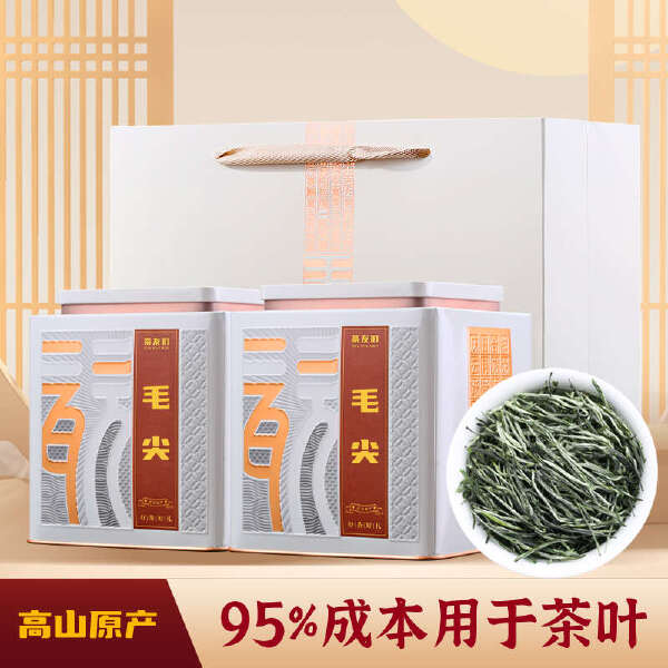 2024新茶毛尖茶叶高山绿茶罐装清香雨前嫩芽浓香型500g