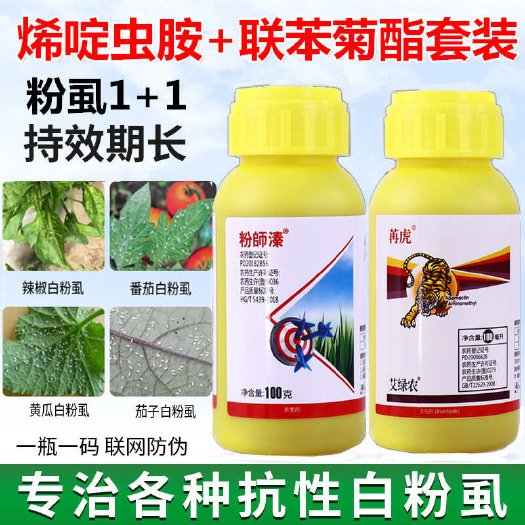 白粉虱专用杀虫剂套装蔬菜番茄辣椒黄瓜甜瓜蚜虫小黑飞杀虫杀卵