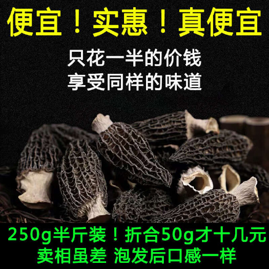 羊肚菌干货厂家批发整箱薄皮硬薄丑菇便宜煲汤云南特产