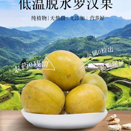 兴安县独立包装广西桂林罗汉果低温脱水黄金罗汉果干果精选大果