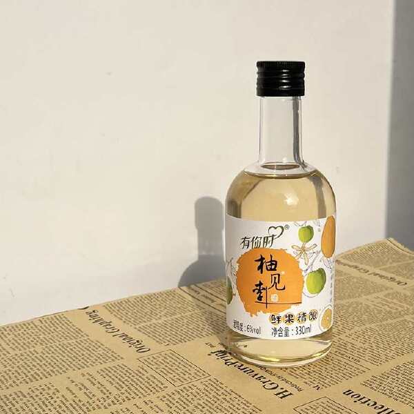 【黄氏酒厂·花果酒贴牌·厂家直发】纯酿果酒小清柠酒330ml