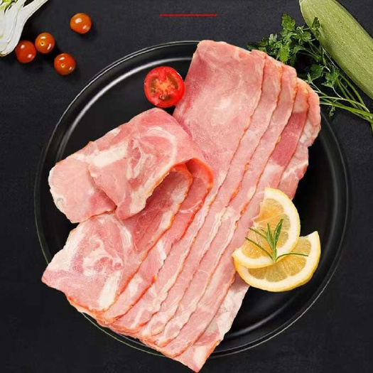 郑州鑫泓泽培根 原切半成品早餐手抓饼配菜烧烤食材商用批发