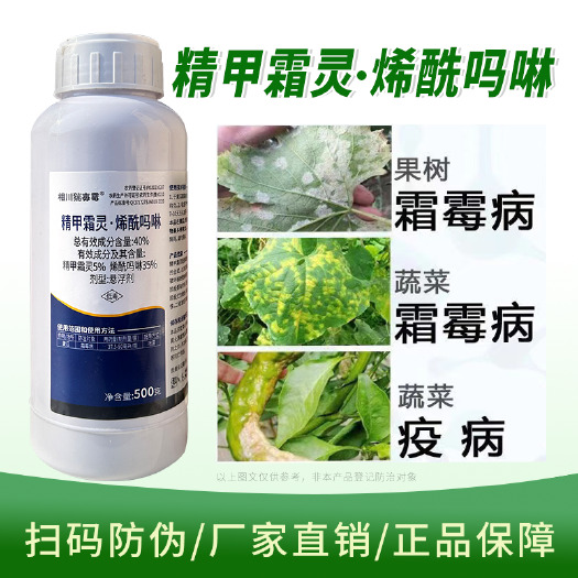 长沙0%精甲霜灵烯酰吗啉杀菌剂黄瓜霜霉病高含量农用正品农药
