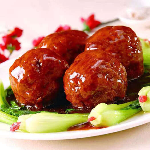 郑州环惠客红烧狮子头50g清真-2.5kg*4包