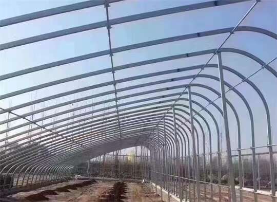 天津椭圆管温室大棚 热镀锌骨架加工 适用范围广 用途 蔬菜花卉种