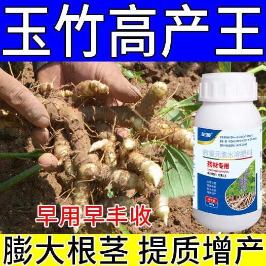 栾川县玉竹膨大素玉竹专用叶面肥地下猛长急速膨大生根壮苗抗病抗逆肥料