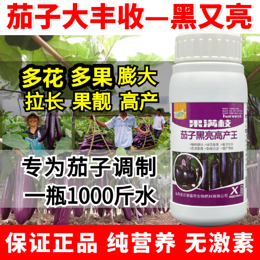 宁陵县茄子叶面肥茄子肥料促花防落多花多果膨大增产拉直拉长茄子专用肥