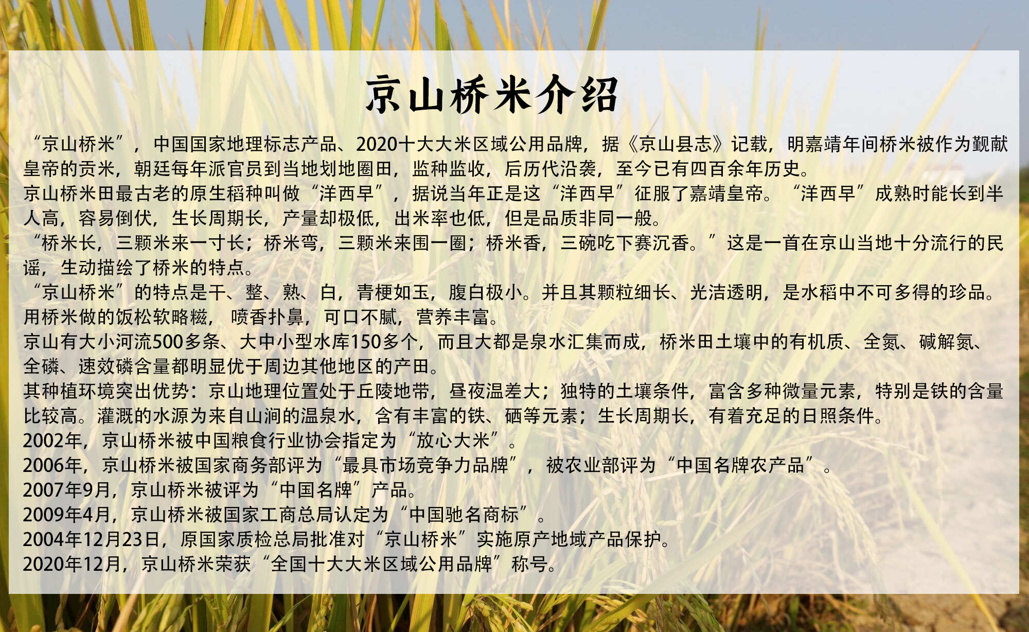 包邮～湖北京山桥米新米，软糯南方长粒大米籼米